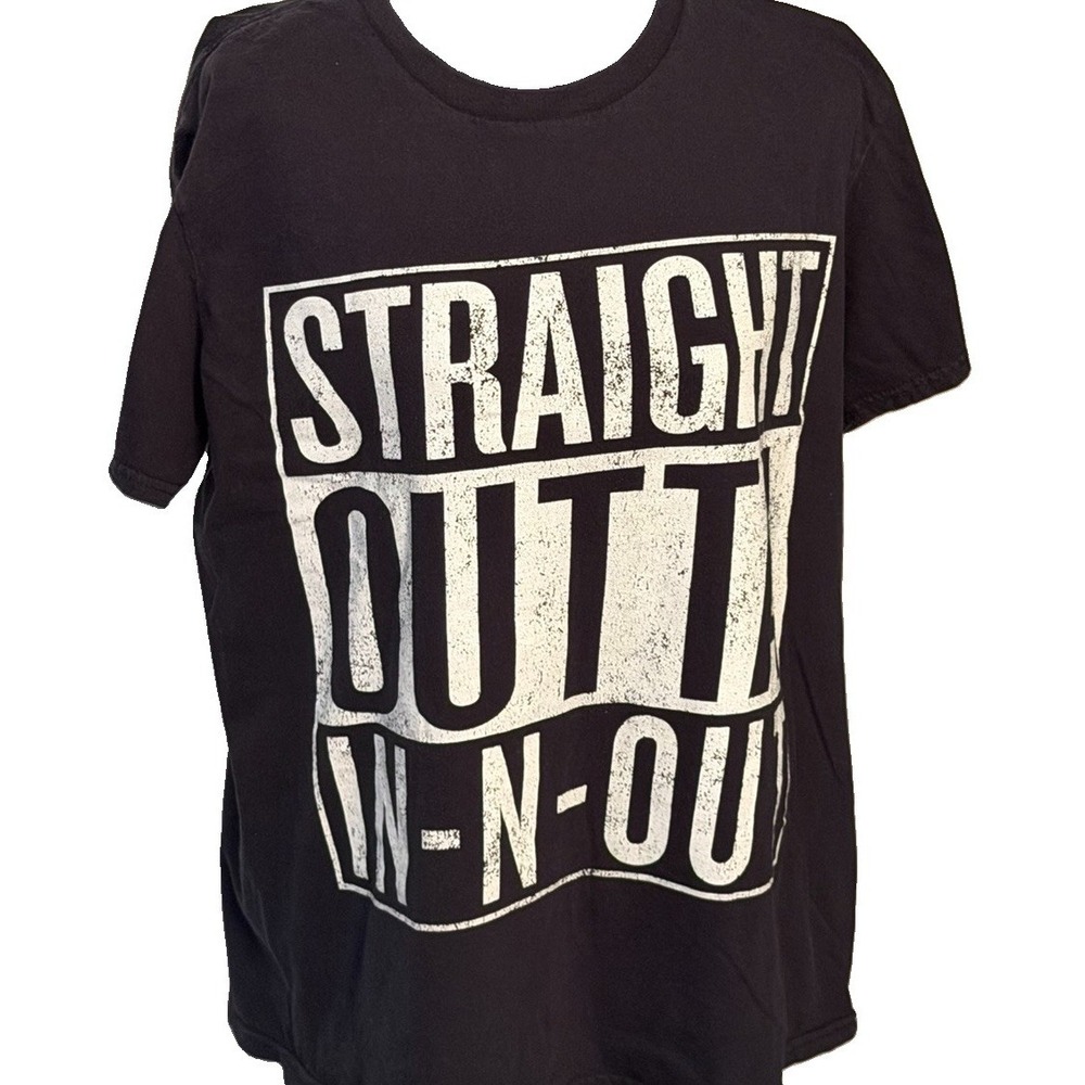 In-N-Out Burger "Straight Outta In-N-Out" Women's Large Black T-Shirt